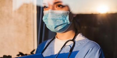Image of healthcare worker in mask